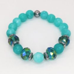 Turquoise Jade Crystal Bracelet
